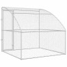 Kennel pour Chiens Argenté 2 x 2 x 2 m Acier galvanisé 520766520766