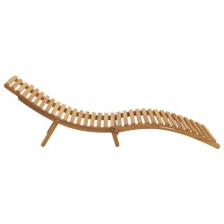 Transat Marron 198 x 55 x 58,5 cm Bois de teck massif 520767520767
