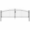 Porte Double Woerden Gris 400 x 174,5 cm Acier 520959520959