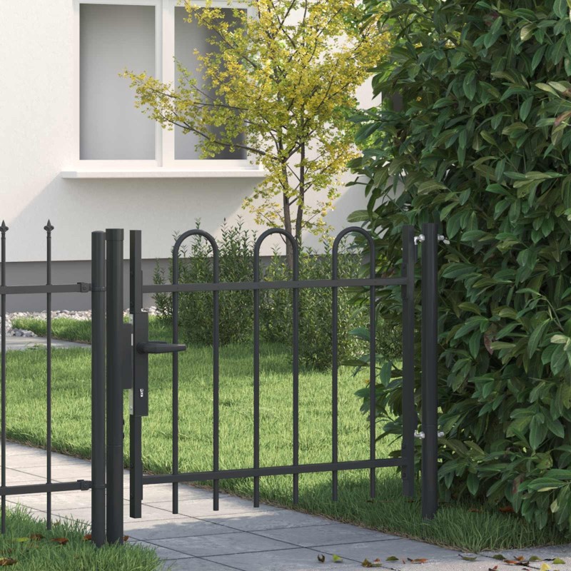 Porte de Clôture Boxtel 103 x 124,5 cm Acier enduit de poudre 520962520962