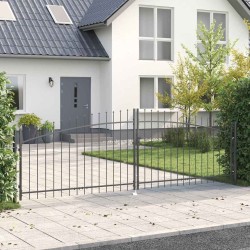 Porte Double Woerden Gris 400 x 199.5 cm Acier 520966520966
