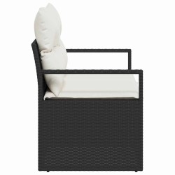 Canapé de jardin avec coussin 120 x 62 x 69 cm polyrotin 521058521058