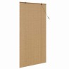 Store enrouleur avec des rideaux Marron 100 x 220 cm Bambou 521079521079