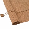 Store enrouleur avec des rideaux Marron 90 x 160 cm Bambou 521082521082
