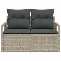 Canapé de jardin avec coussin 120 x 62 x 69 cm polyrotin 521086521086