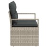 Canapé de jardin avec coussin 120 x 62 x 69 cm polyrotin 521086521086