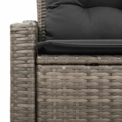 Canapé de jardin avec coussin 123 x 62 x 69 cm polyrotin 521087521087
