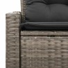 Canapé de jardin avec coussin 123 x 62 x 69 cm polyrotin 521087521087