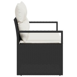 Canapé de jardin avec coussin 120 x 62 x 69 cm polyrotin 521090521090