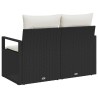Canapé de jardin avec coussin 120 x 62 x 69 cm polyrotin 521090521090