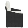 Canapé de jardin avec coussin 123 x 62 x 69 cm polyrotin 521129521129