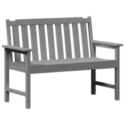 Banc de jardin Gris clair 120 x 59 x 88 cm HDPE 521132521132