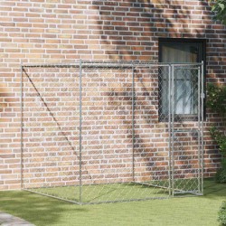 Cage pour chien Argenté 200 x 200 x 200 cm Acier galvanisé 521135521135