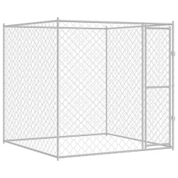 Cage pour chien Argenté 200 x 200 x 200 cm Acier galvanisé 521135521135