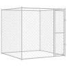 Cage pour chien Argenté 200 x 200 x 200 cm Acier galvanisé 521135521135