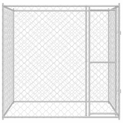 Cage pour chien Argenté 200 x 200 x 200 cm Acier galvanisé 521135521135