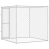 Cage pour chien Argenté 200 x 200 x 200 cm Acier galvanisé 521135521135