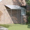Cage pour chien avec toit Argenté 200 x 200 x 258 cm 521136521136