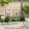 Banc de jardin Noir 104 x 54 x 93 cm Acier 521147521147