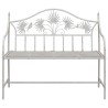 Banc de jardin Blanc antique 104 x 52,5 x 89 cm Acier 521149521149