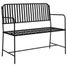 Banc de jardin Noir 103,5 x 51,5 x 90 cm Acier 521151521151