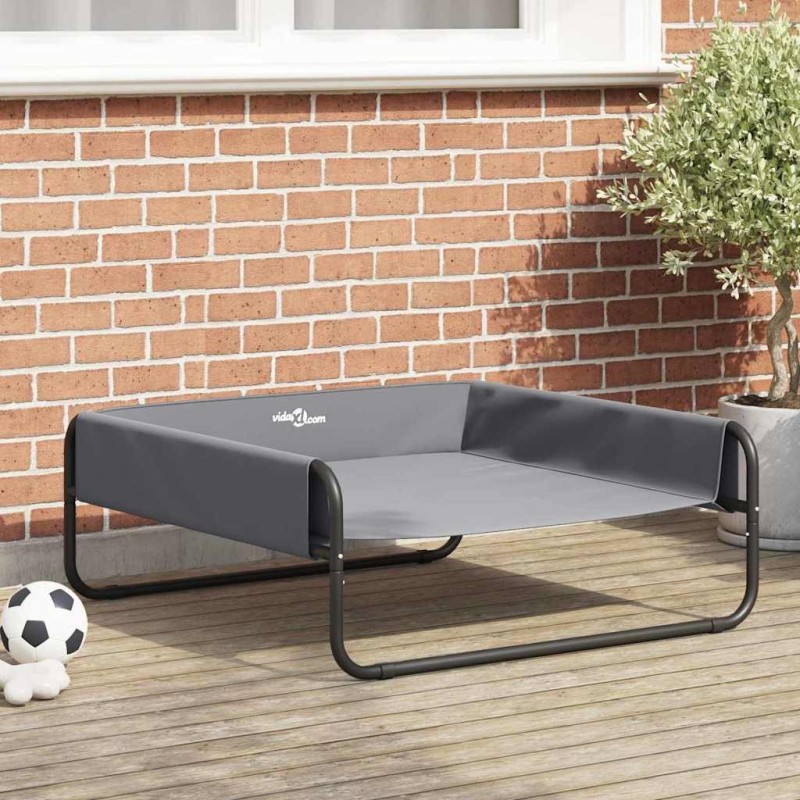 Lit pour Chien Gris clair 85 x 85 x 33 cm Acier 521168521168