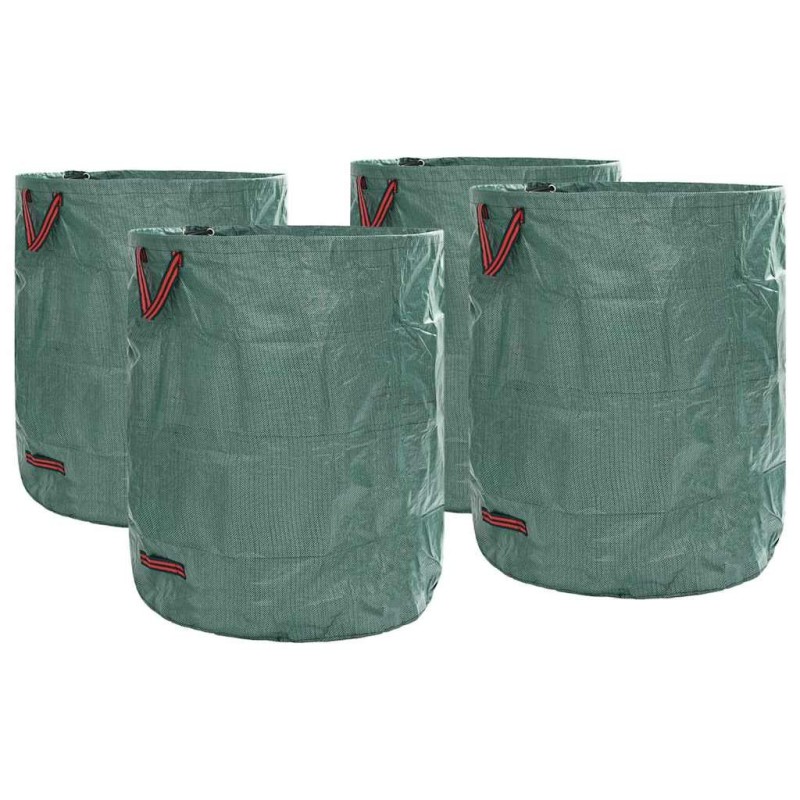 Sacs à Déchets de Jardin 4 pcs Vert 79 x 79 x 99,5 cm 521169521169