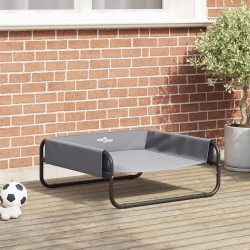 Lit pour Chien Gris clair 75 x 75 x 30 cm Acier 521170521170