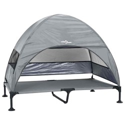 Lit surélevé pour chien Gris clair 127 x 81 x 108 cm 521176521176