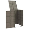 Boîte de poubelle Gris 65 x 80 x 115 cm Polyéthylène 521179521179