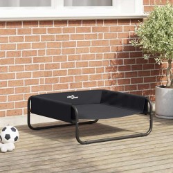 Lit pour Chien Noir 75 x 75 x 30 cm Acier 521184521184