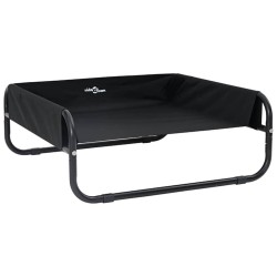 Lit pour Chien Noir 75 x 75 x 30 cm Acier 521184521184