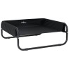 Lit pour Chien Noir 75 x 75 x 30 cm Acier 521184521184