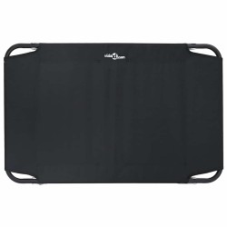 Lit pour Chien Noir 90 x 55 x 18 cm Acier 521188521188