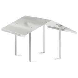 Hotte de cheminée Argenté 50 x 50 x 37 cm Acier inoxydable 521195521195