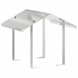 Hotte de cheminée Argenté 40 x 40 x 37,5 cm Acier inoxydable 521196521196