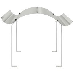 Chapeau de cheminée Argenté 59,5 x 50 x 36,5 cm 521197521197