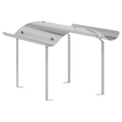 Chapeau de cheminée Argenté 59,5 x 50 x 36,5 cm 521197521197