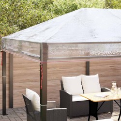 Remplacement de housse de gazebo Transparent 400 x 300 x 32 cm 521198521198