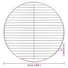 Grille de barbecue Argenté 43 x 43 cm Acier inoxydable 521200521200