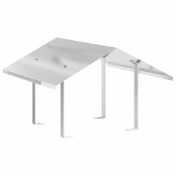 Hotte de cheminée Argenté 60 x 60 x 38 cm Acier inoxydable 521204521204