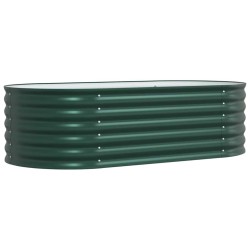 Lit surélevé Vert 160 x 80 x 44 cm Acier 521215521215