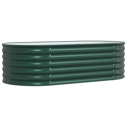 Lit surélevé Vert 160 x 80 x 44 cm Acier 521215521215