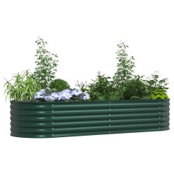 Lit surélevé Vert 240 x 80 x 44 cm Acier 521216521216