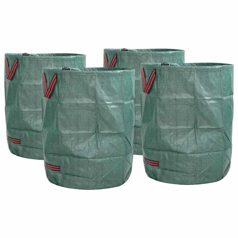 Sacs à Déchets de Jardin 4 pcs Vert 66 x 66 x 83,5 cm 521225521225