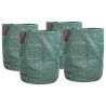 Sacs à Déchets de Jardin 4 pcs Vert 66 x 66 x 83,5 cm 521225521225