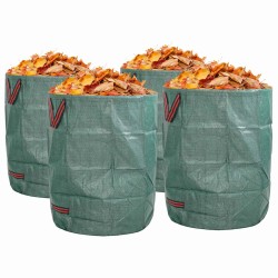 Sacs à Déchets de Jardin 4 pcs Vert 66 x 66 x 83,5 cm 521225521225
