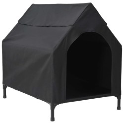 Maison pour animaux Noir 90 x 65 x 83 cm Acier 521227521227