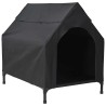 Maison pour animaux Noir 90 x 65 x 83 cm Acier 521227521227