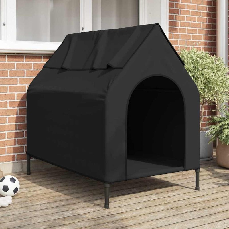 Maison pour animaux Noir 110 x 75 x 90 cm Acier 521234521234
